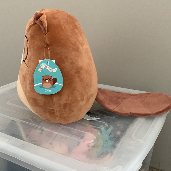 Chip SQUISHMALLOW Beaver 12” - Picture 7 of 10